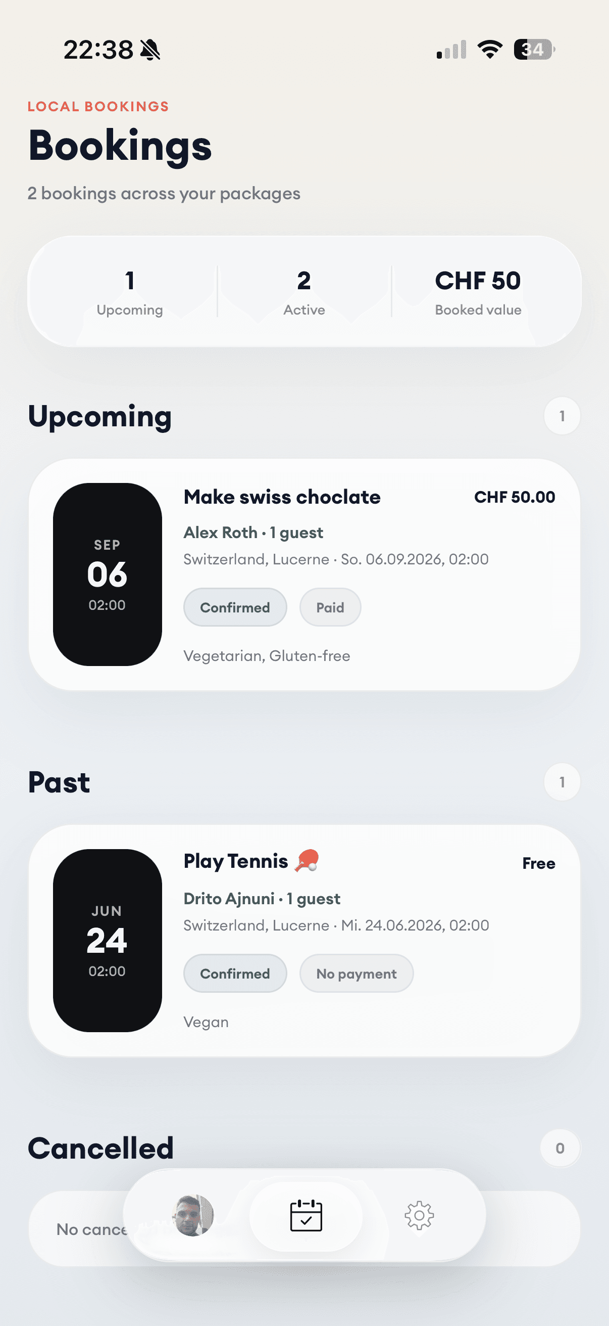 Your bookings and guests on Travyl